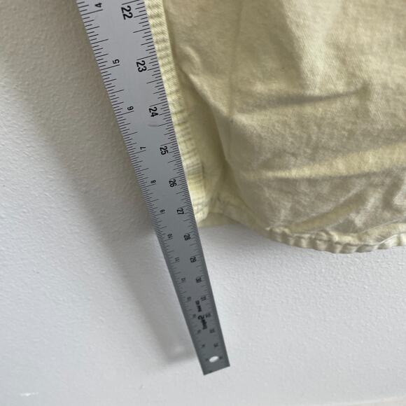 Vintage Dickies Utility Painters Bib Overalls Mens 32x30 YellowLoose Fit Stretch - Picture 2 of 7